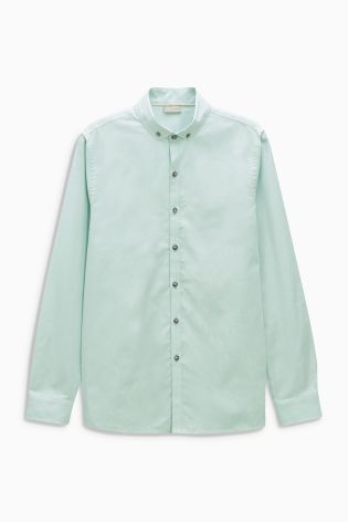 Green Long Sleeve Oxford Shirt (3-16yrs)